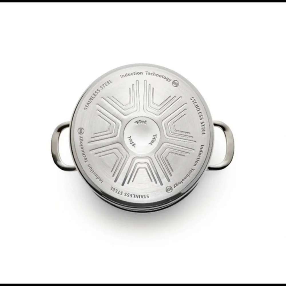 - T-FAL SIMPLY COOK STAINLESS STEEL 7 QT COVERED STOCK POT WITH PASTA INSERT